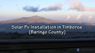 SOLAR PV INSTALLATION ON A RESIDENTIAL HOUSE IN TIMBOROA - BARINGO COUNTY