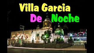 VILLA GARCIA DE NOCHE Y CON VISTA DE DRON