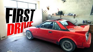 Project Underdog First Drive - Turbo 4AFE Toyota MR2 mk1 AW11 spools up for the first time!