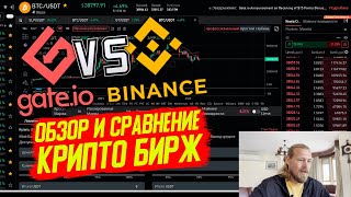 Binance vs Gate.io обзор и сравнение крипто бирж