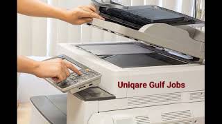 Photocopy Machine operator & Book Binding technician for Saudi Arabia- Visa ready- Urgent flight