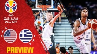 Usa - Greece Highlights | ΗΠΑ-Ελλάδα-πρωτάθλημα καλαθοσφαίρισης ποδοσφαίρου Παγκόσμιο Κύπελλο 2019