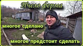 Пчело ферма. Многое сделано и многое предстоит воплотить в жизнь.