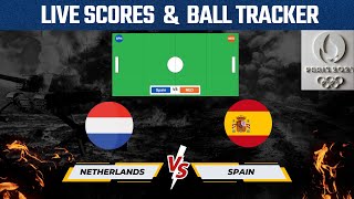 Netherlands Vs Spain Hockey Live Scores & Updates |Hockey Paris Olympics 2024 Semi-Final