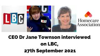 LBC: Homecare Association CEO on the fuel shortages and their impact on homecare, 27th Sep 21