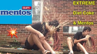 Extreme Diet Coke & Mentos Challenge (GONE WRONG)