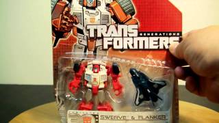 Transformers Generations SWERVE and FLANKER toy review.