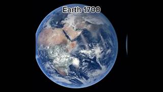 Земля Раньше vs Земля Сейчас #космос #space #spacevideo #spacefact #earth #земля #планета #факт #top