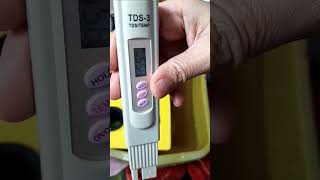 TDS METER ALAT CEK KEPEKATAN AIR#sayuranhidroponik #hidroponikpemula #sayuran #tdsmeter#short