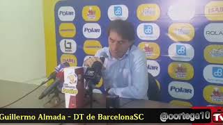 Guillermo Almada DT de BSC habla tras la derrota ante Delfín