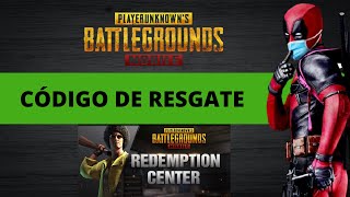 Código de resgate de skins PUBG MOBILE - DEADPOOL GAMES