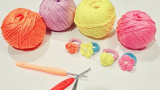 Super easy crochet rose ring tutorial  _ crochet rings patterns for beginners