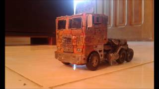 Transformers Optimus Prime stop motion