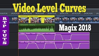 Magix Movie Edit Pro 2018 - Video Level Curves Tutorial (Transparency Key Frames)