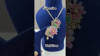 Beautiful trendy designer set💥🔥#viral#ytshorts#925silverset #randomjewcollections #trendingjew