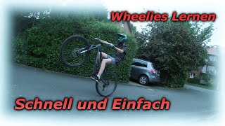 Wheelies Lernen Deutsch - einfach und schnell Wheelies Lernen!  Mountainbike #Wheelie #WheelieLernen