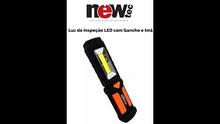 Luz de inspeção LED com Gancho e Imã