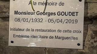 INAUGURATION PLAQUE COMMEMORATIVE A MARGUERITTES