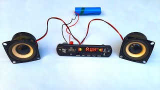 Bluetooth speaker DIY I audio_amplifier