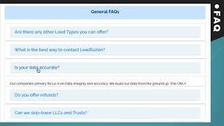 LeadFuzion's General FAQs - https://leadfuzionlists.com #shorts #leadfuzion