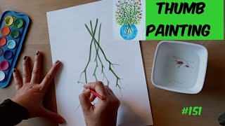 Thumb Painting /Thumb Painting Ideas / Thumb Printing /Thumb Printing Activity /#151