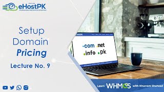 Setup Domain Pricing - Learn WHMCS with #KhurramShahzad