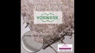 Tapis sur mesure blanc Fabula de Vorwerk par Tapis Chic