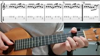 The Man Who Sold The World - Easy Beginner Ukulele Tabs With Playthrough Tutorial Lesson