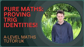 HOW TO PROVE sin/cos = tan AND sin^2 +cos^2 =1 ??? (A-level Maths, Pure Maths Video 104)