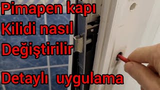 kilit değiştirme pimapen kapı kilidi değiştirme kapı kilidi tamiri kale kilit nasıl değiştirilir.