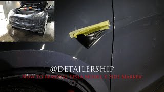 DTLRSHP 89   How To DIY Tesla Model Y Side Marker Removal