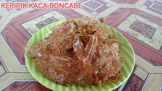 KRIPIK KACA BUMBU BONCABE||enak banget🤤🤤resep paling simple..