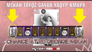 NBA 2K19 MyTeam Locker Codes: A shot at Pink Diamond George Mikan (Or MTs and Tokens)