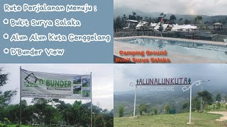 Rute perjalanan menuju Alun Alun Kuta Genggelang,Bukit Surya Salaka dan D’Bunder View