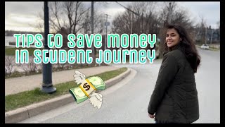 5 TIPS TO SAVE MONEY IN STUDENT LIFE | INTERNATIONAL STUDENT | CANADA