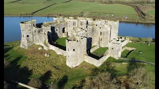 Carew Castle and Tidal Mill, Pembrokeshire January 2024