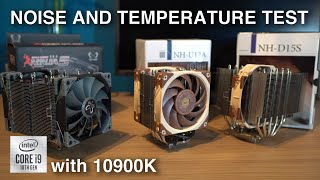 CPU Kühler Vergleich - Scythe Ninja 5 | Noctua NH-U12A | NH-D15S mit i9 10900k intel