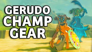 Vah Naboris Helm & Gerudo Champion Weapon Locations TOTK