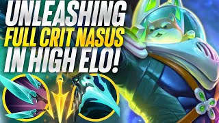 UNLEASHING THE POWER OF FULLCRIT NASUS in high elo! | Carnarius | League of Legends