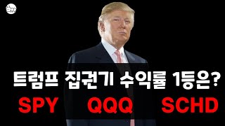 미국주식etf : SPY, QQQ, SCHD 트럼프 당시 1위는?