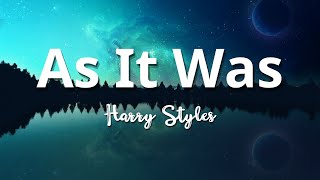 Harry Styles - As It Was (Lyrics)