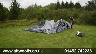 Outwell Stonehill Air Tent Pitching & Packing Video