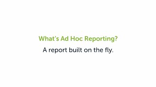 What Is Ad Hoc Reporting? | Logi Analytics BI Encyclopedia