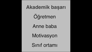 Akademik başarı