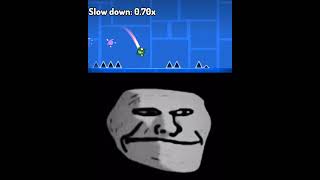 That's not possible - Troll Face Meme #shorts #geometrydash #troll #trollface