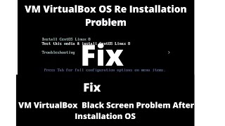 VM VirtualBox  Black Screen Problem