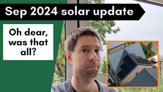 Solar update - September 2024 - what a dreadful month