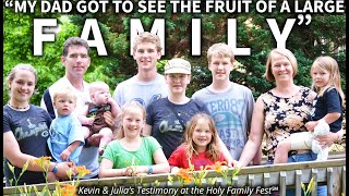 Kevin & Julia's Testimony at the Holy Family Fest℠