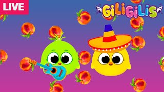 Yummy Yummy Peach - Greatest Collection of Fruits and Vegetables With Giligilis - With Lively Action