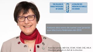 Faisons des soins de santé une priorité aux élections fédérales de 2019